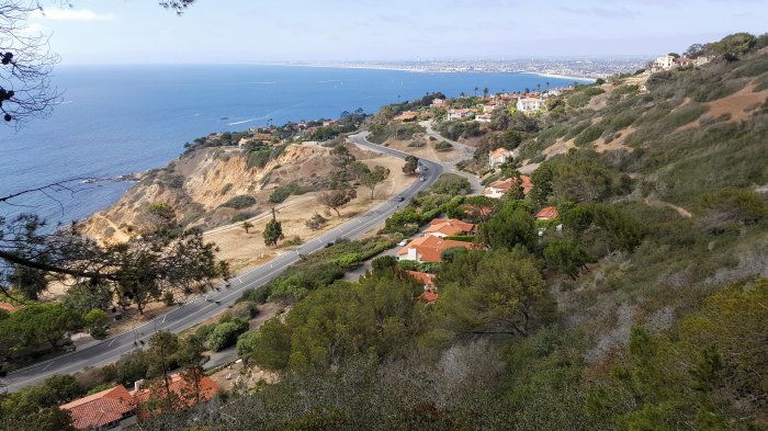 View towards Santa Monica Bay