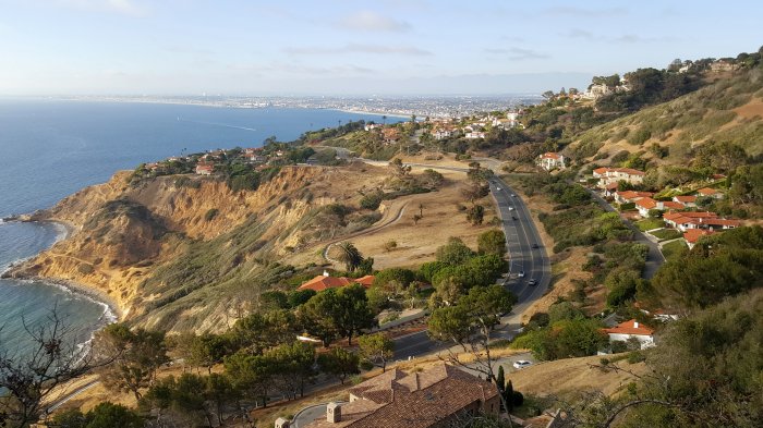 View towards Santa Monica Bay